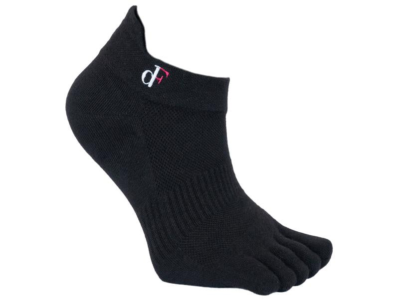 dF Zehensocken No-Show - Black