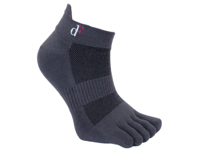 dF Zehensocken No-Show (Unisex) - Dark/Grey