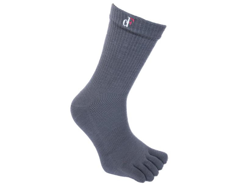dF Zehensocken Crew Outdoor/Wool - Dark Grey