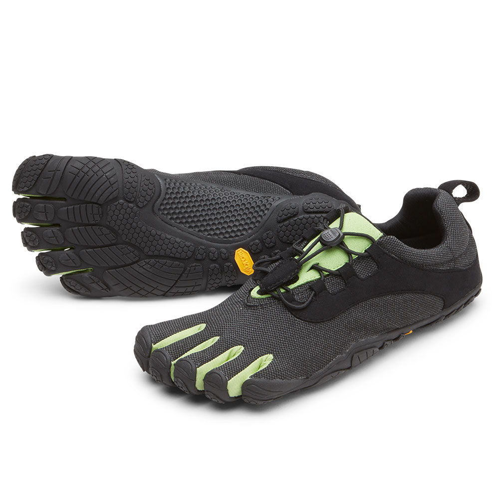 Vibram FiveFingers - V-Run-Retro  (Herren) - Zehenschuhe - Black/Green