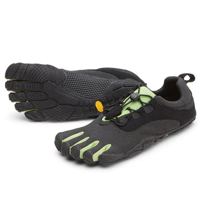 Vibram FiveFingers - V-Run- Retro (Damen) - Zehenschuhe - Black/Green/Black