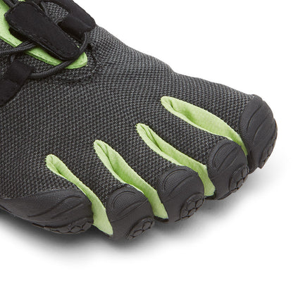 Vibram FiveFingers - V-Run- Retro (Damen) - Zehenschuhe - Black/Green/Black