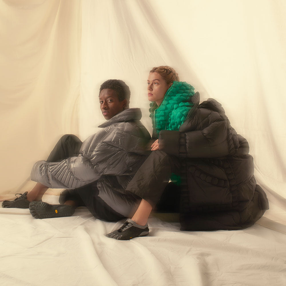 Vibram Five Fingers- KSO ECO Wool (Damen) - Zehenschuhe -Grey/Lightgrey/Black