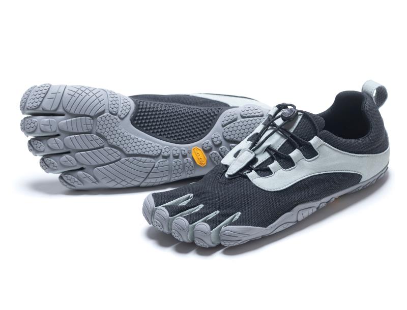 Vibram FiveFingers - V-Run-Retro  (Herren) - Zehenschuhe - Black Grey