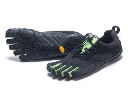 Vibram FiveFingers - V-Run- Retro (Damen) - Zehenschuhe - Black/Green/Black