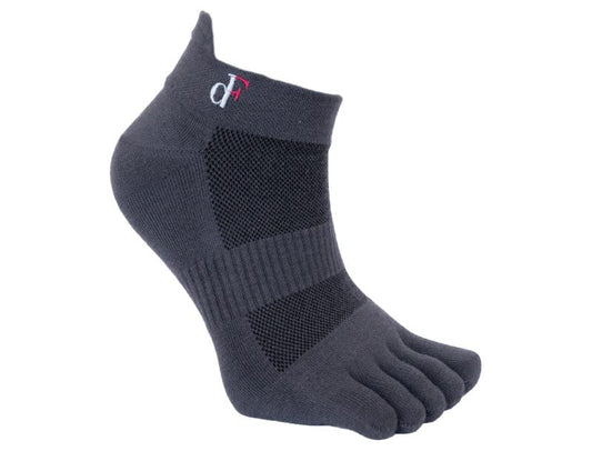 dF Zehensocken No-Show (Unisex) - Dark/Grey